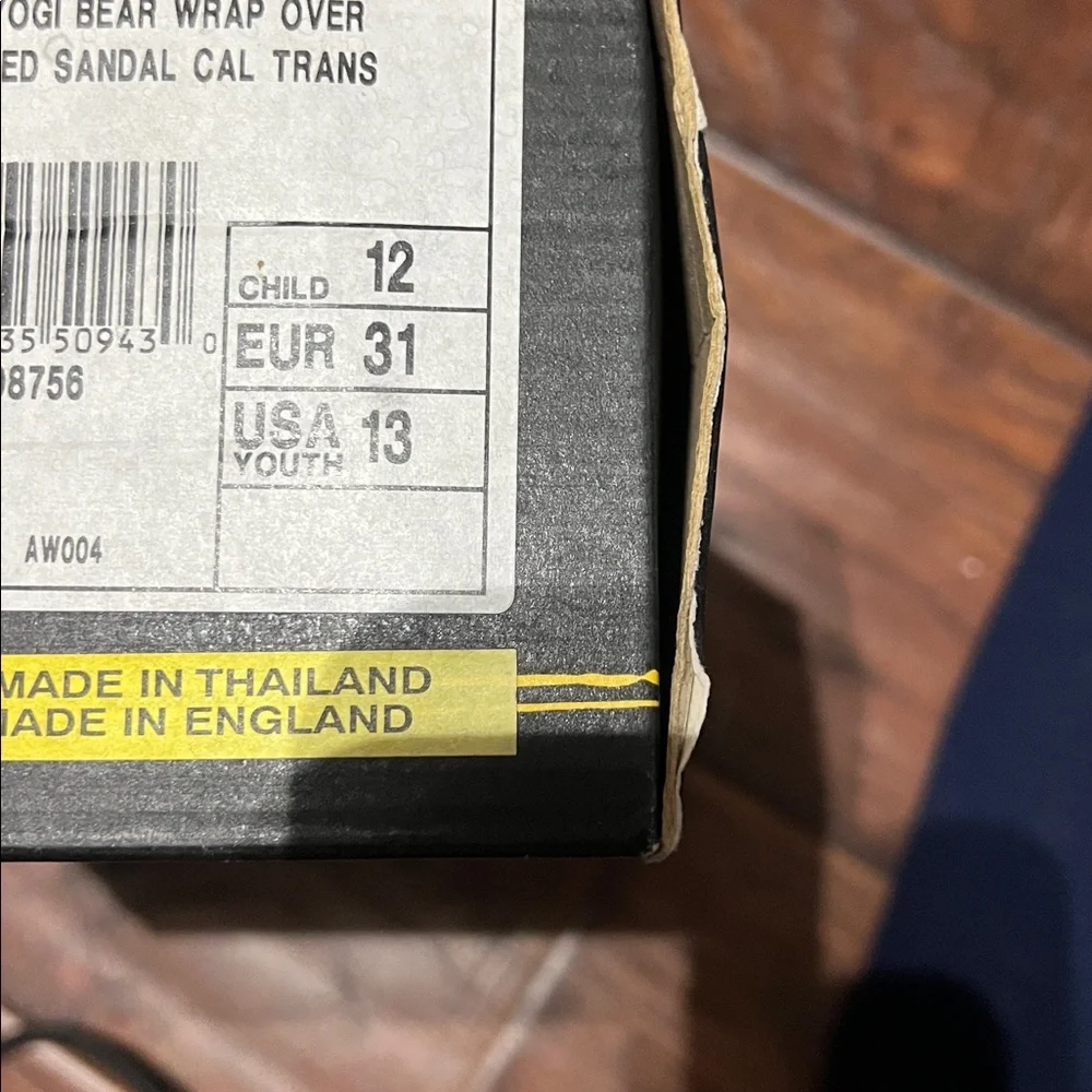 FIRM PRICE Kids, Bark, Sandals, Size USA Youth 13.  FINAL PRICE - Picture 7 of 8